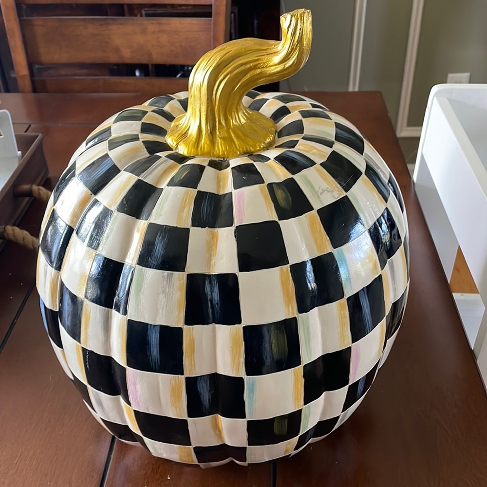 Mackenzie Childs large pumpkin